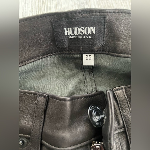 Hudson stretch lamb leather legging 25 $998 - Picture 4 of 7